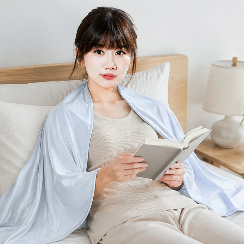 Shawl lap cool blanket
